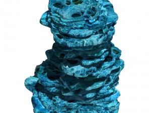 montagna haiyuan - montagna grotta 07 Modello 3D