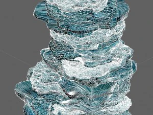 montagne haiyuan - montagne grotte 07 Modèle 3D