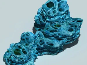 montanha haiyuan - montanha da caverna 08 Modelo 3D