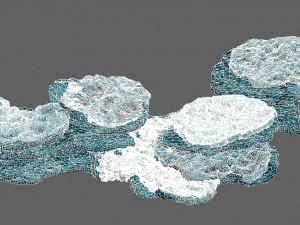 haiyuan mountain - cave mountain 11 3D Model
