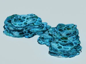 montanha haiyuan - montanha da caverna 13 Modelo 3D