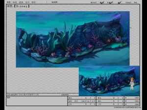 cartoon underwater city - seaweed 02 Modelo 3D
