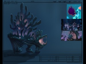 cartoon submarine city - submarine underground entrance 02 Modelo 3D
