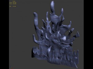 cartoon submarine city - submarine underground entrance 02 Modelo 3D