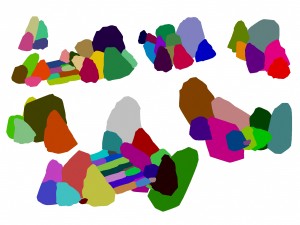 cartoon forest - river stone Modelo 3D