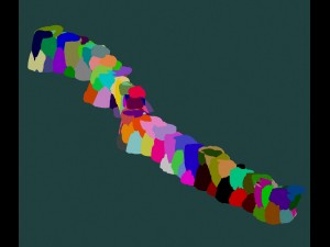 cartoon forest - river stone connection 3Dモデル
