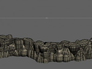 cartoon forest - river stone connection 03 Model 3D