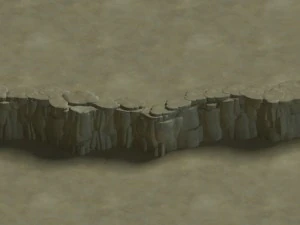 floresta dos desenhos animados - conex&atilde;o de pedra do rio Modelo 3D