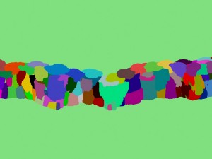 cartoon forest - river stone connection 3D Model