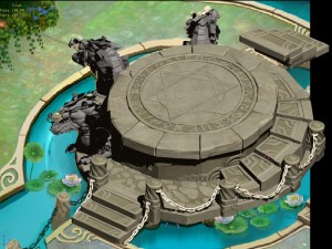 cartoon mountain shape - platform 3D Model