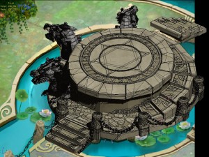 cartoon mountain shape - platform 3D Model