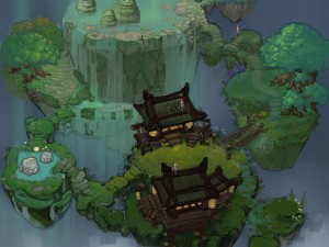 cartoon mountain shape - stone statue 3D Model