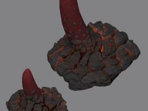 the main city of the dragon - the protruding teeth outside the city 3D मॉडल