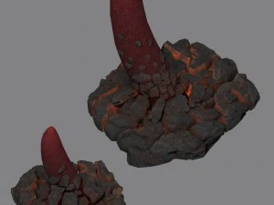 a principal cidade do drag&atilde;o - os dentes salientes fora da cidade Modelo 3D