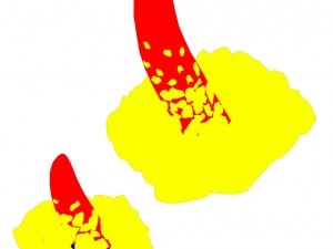 the main city of the dragon - the protruding teeth outside the city Modèle 3D