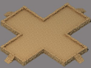 desert - high platform 3D Model