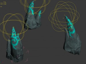 mountain - with full evaluation of stone teeth 20 3D-Modell