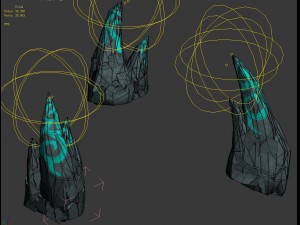 mountain - with full evaluation of stone teeth 20 3D-Modell