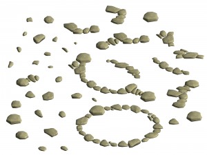 the mountain - the little stone 3D Model