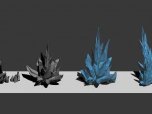 glacier - sharp ice 3D Model