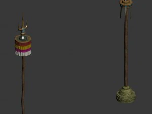 prairie - flagpole 3D Model