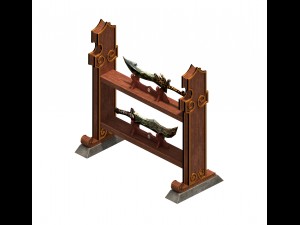 city family - interior accessories 01 3D-Modell