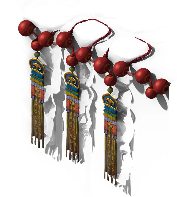 dali duan - buddhist falls decorations 3D Model .c4d .max .obj .3ds .fbx .stl .blend 