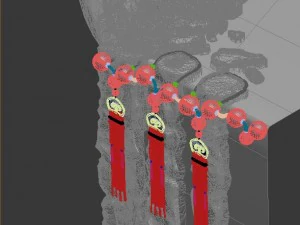 dali duan - buddhist falls decorations 3D Model