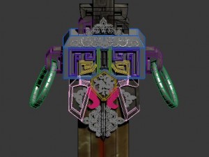 dong fu objects - shijian 3D Model