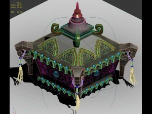 dongfu objects - incense burner 3D Model