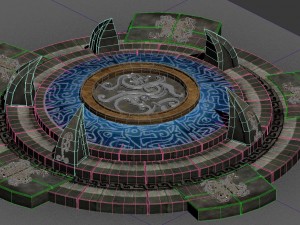 dongfu objects - round altar Modelo 3D