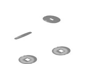 gambling square - ingot 032 3D Model