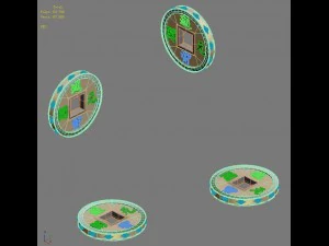 gambling square - ingot 032 3D Model