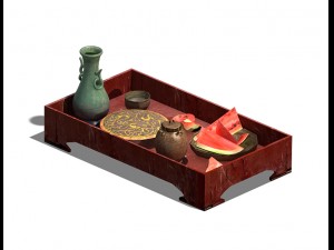 ancient - plate 3D 模型