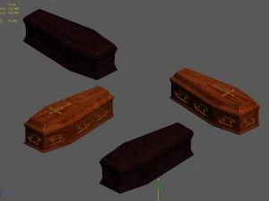 coffin 001 3D Model