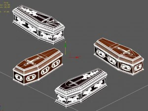 coffin 001 3D Model