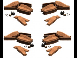 coffin 002 Modelo 3D