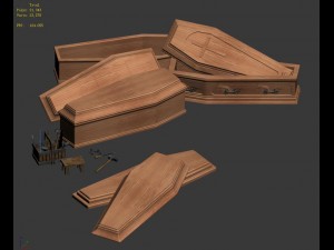 coffin 002 Modelo 3D