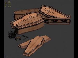 coffin 002 Modelo 3D