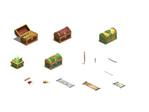 palace - treasure - shelf 3D मॉडल