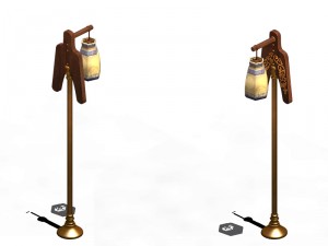 palace - accessories - lights 3D 모델