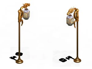 palace - accessories - lights 3D Model