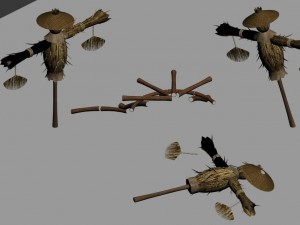 dummy - scarecrow 3D Model