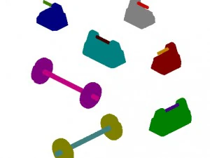 fitness equipment 043 3D Model