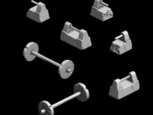 fitness equipment 043 3D Model