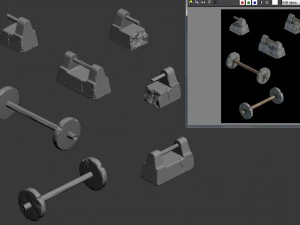 fitness equipment 043 3D Model