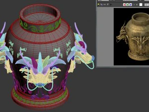 wine altar 034 3D Model