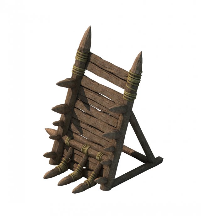 army camp ancient battlefield - baffle 3D Model .c4d .max .obj .3ds .fbx .stl .blend 