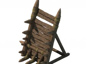 campo di battaglia antico dell'accampamento dell'esercito - deflettore Modello 3D