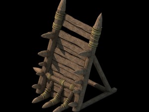 army camp ancient battlefield - baffle 3D Model